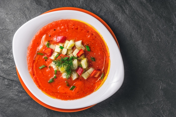 gazpacho, gazpacho peperoni ricetta