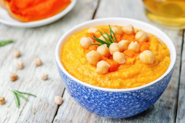 Hummus di zucca e ceci