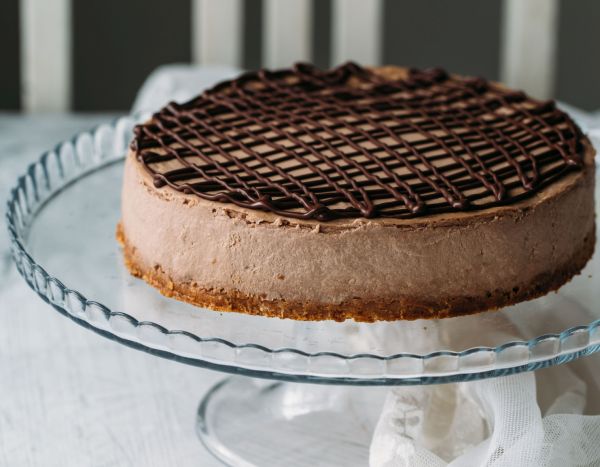 Cheesecake al cioccolato e caffè