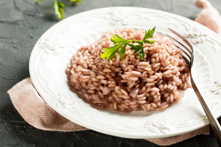 risotto salsiccia vino