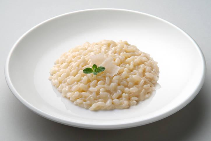 risotto zenzero polvere, spumante