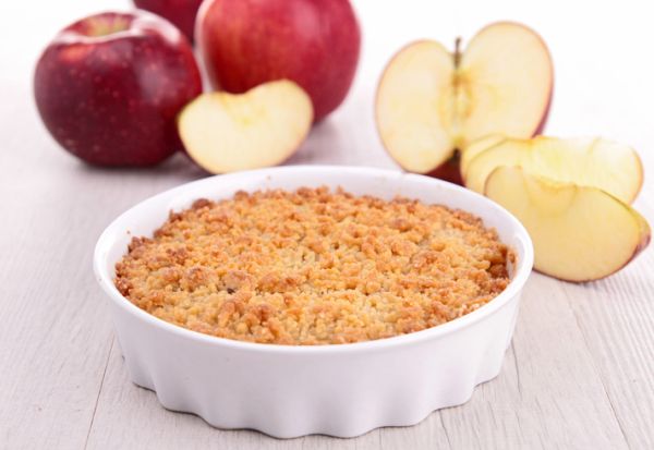 crumble di mele senza burro