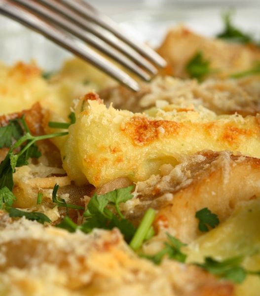 Filetto di triglia in tortino di patate , pesce, secondo piatto