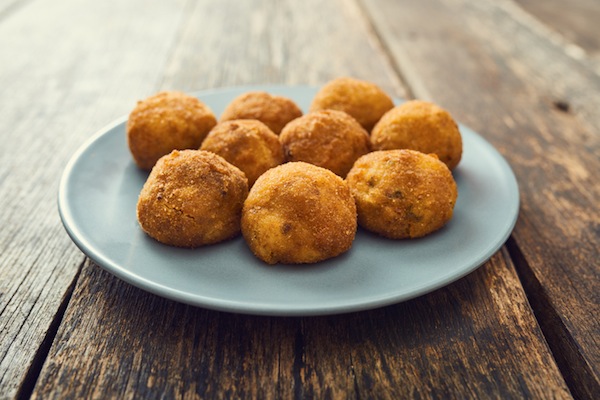 arancini, arancini al cioccolato,