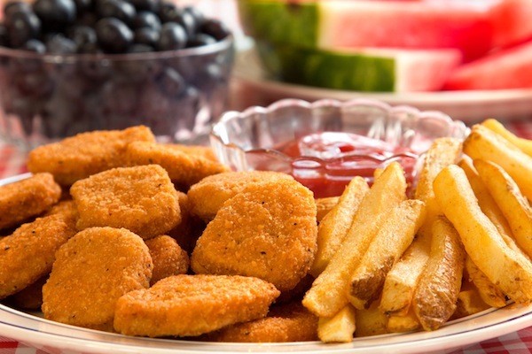 Nuggets di pollo, fast food