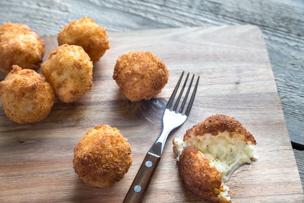 arancini di riso venere e asparagi, arancini riso venere