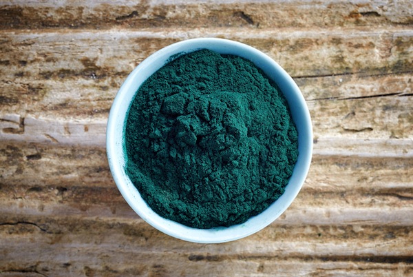 latte, spirulina