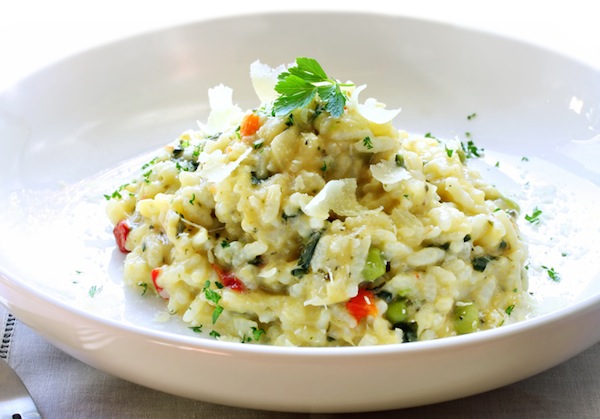 Risotto, verdure