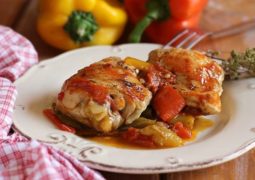 pollo con peperoni alla romana